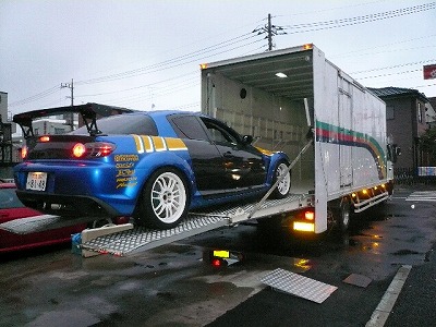 クリックすると拡大します。 RX−RACE 第三戦 積み込み