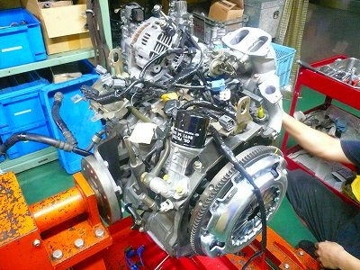 クリックすると拡大します。 RX−8 エンジンオーバーホール