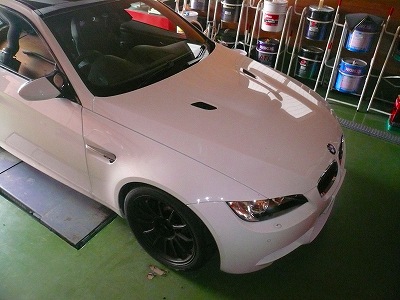 ＢＭＷ　Ｅ９２　Ｍ３　ビフォアー、アフター　　ビフォアーの巻き