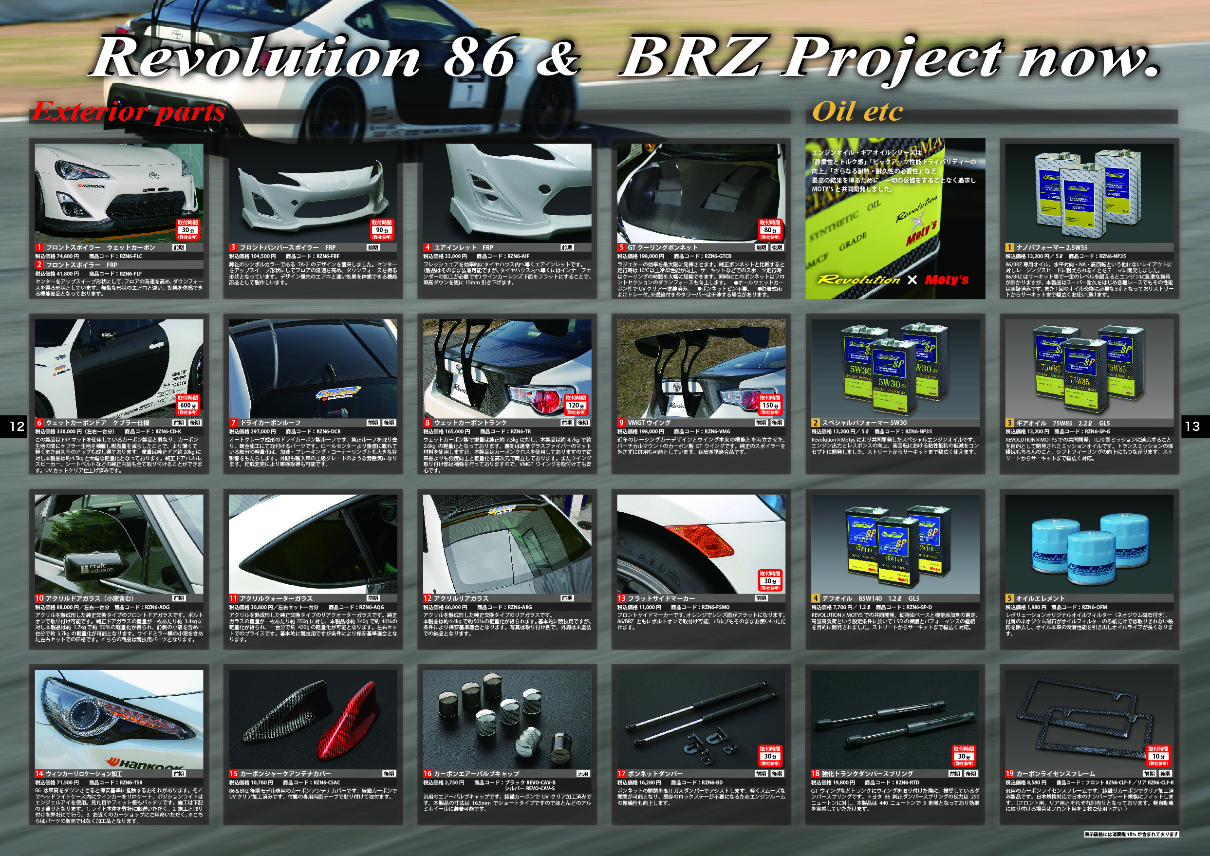 Revolution :: 作業日報 -Revolution New Catalog Line up 2021